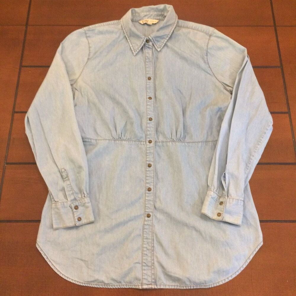Vintage CAbi Chambray shirt #148 button up large